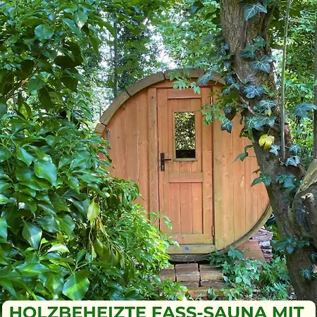 Haus Am Erlenhain Mit Sauna Und Grossem, Naturnahen Garten Feriehus *