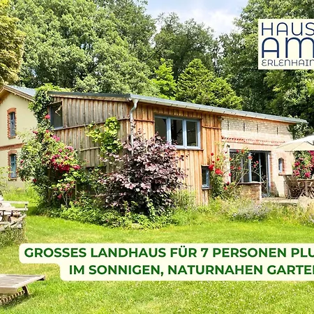 Feriehus Haus Am Erlenhain Mit Sauna Und Grossem, Naturnahen Garten